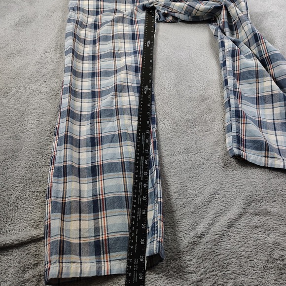 VTG Y2K‎ Tommy Hilfiger Pants Women 12 Skater Mid Rise Straight Leg Golf PlaiD - Picture 4 of 11